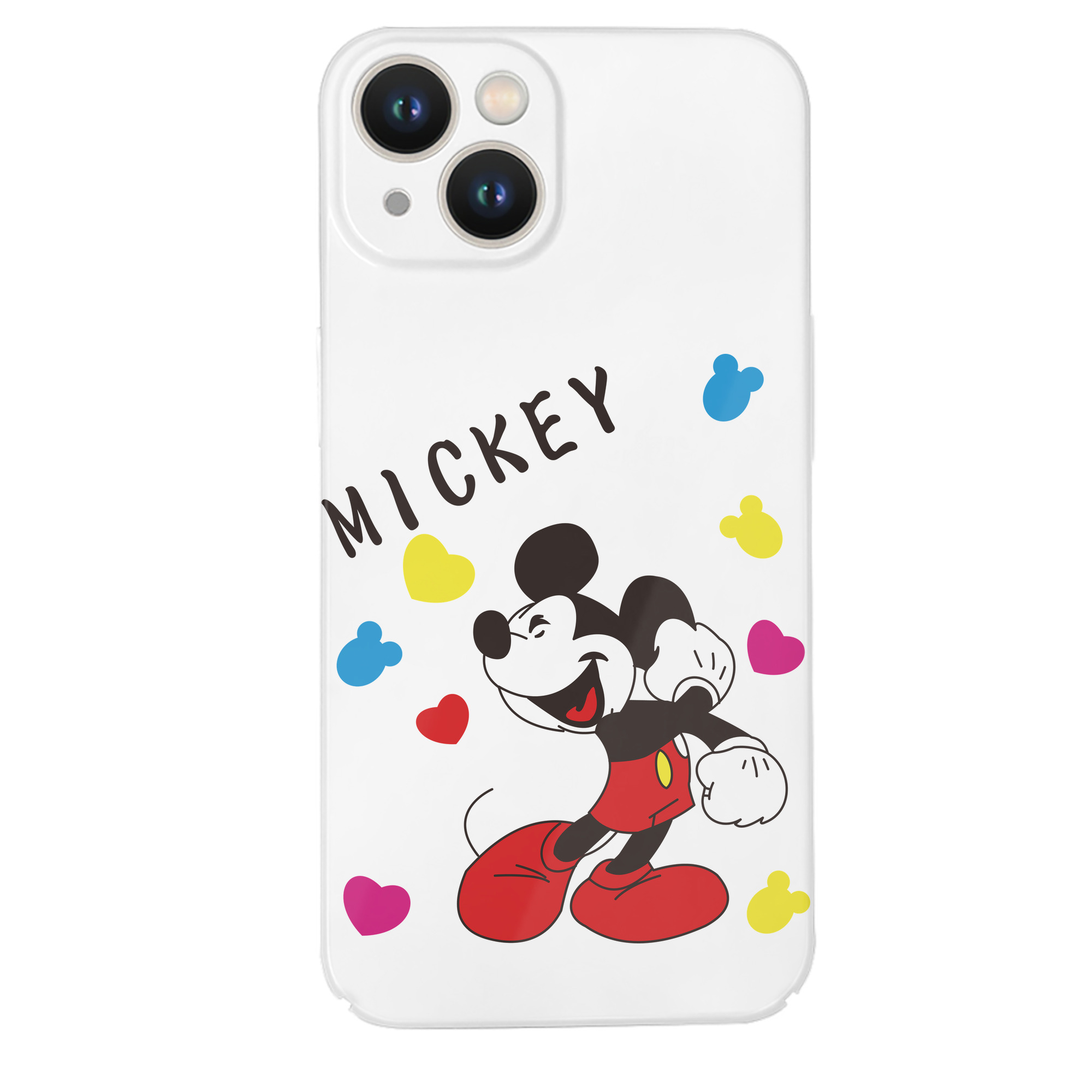 （画像用） ミッキーマウス Mickey Mouse 【iPhone 14シリーズ対応】ハードケース
